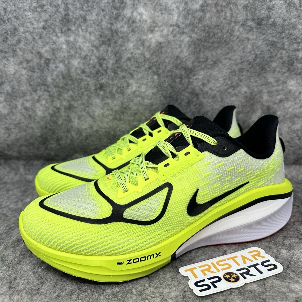 Nike Air ZoomX Vomero 17 Running Shoes Mens Size 8 Volt White Black FZ8587-700